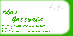 akos gottwald business card